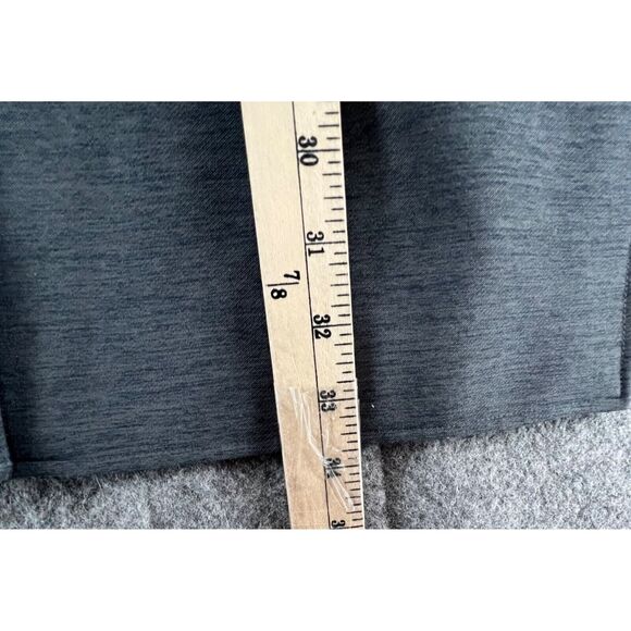 Larry Levine Suit Jacket Women 10 Gray Minimalist Career Longline Blazer Classic - Picture 10 of 15